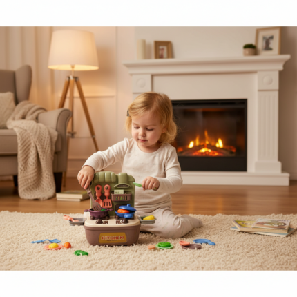 Kit Cozinha Infantil com 19 Peças