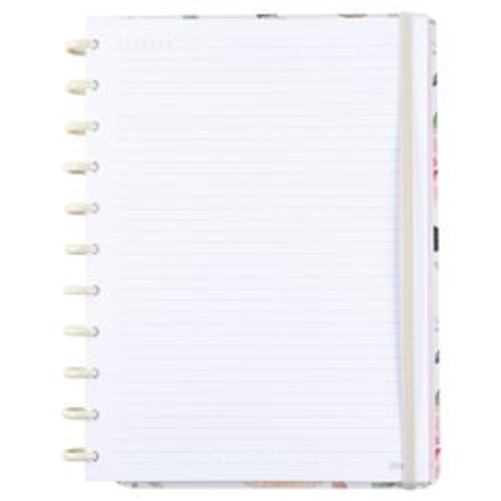 Caderno White Garden Médio M Disco Reposicionável Capa Dura Disko - Imagem 5