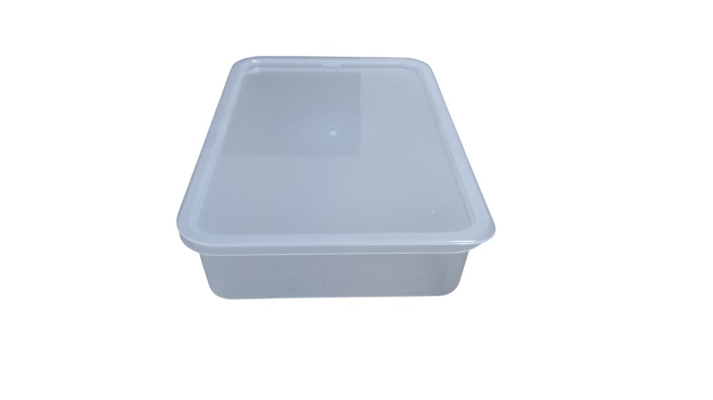 Conjunto 5 Potes Herméticos de Plástico com Tampa Vedação Perfeita Cozinha Organizador - Imagem 5