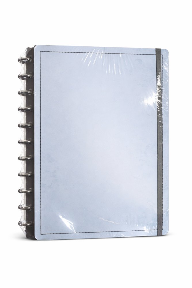 Caderno Grey Disco Reposicionável Grande G Capa Dura Disko - Imagem 4
