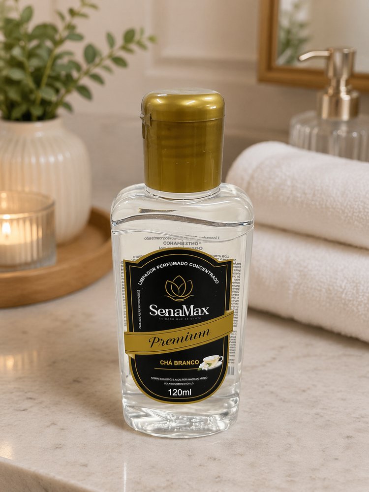 Limpador Perfumado Aroma Intenso Chá branco Premium 120ml - Imagem 7