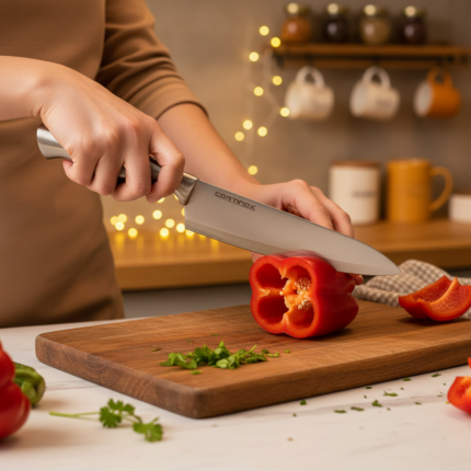 Faca Chef Shine 33 cm em Aço Inox