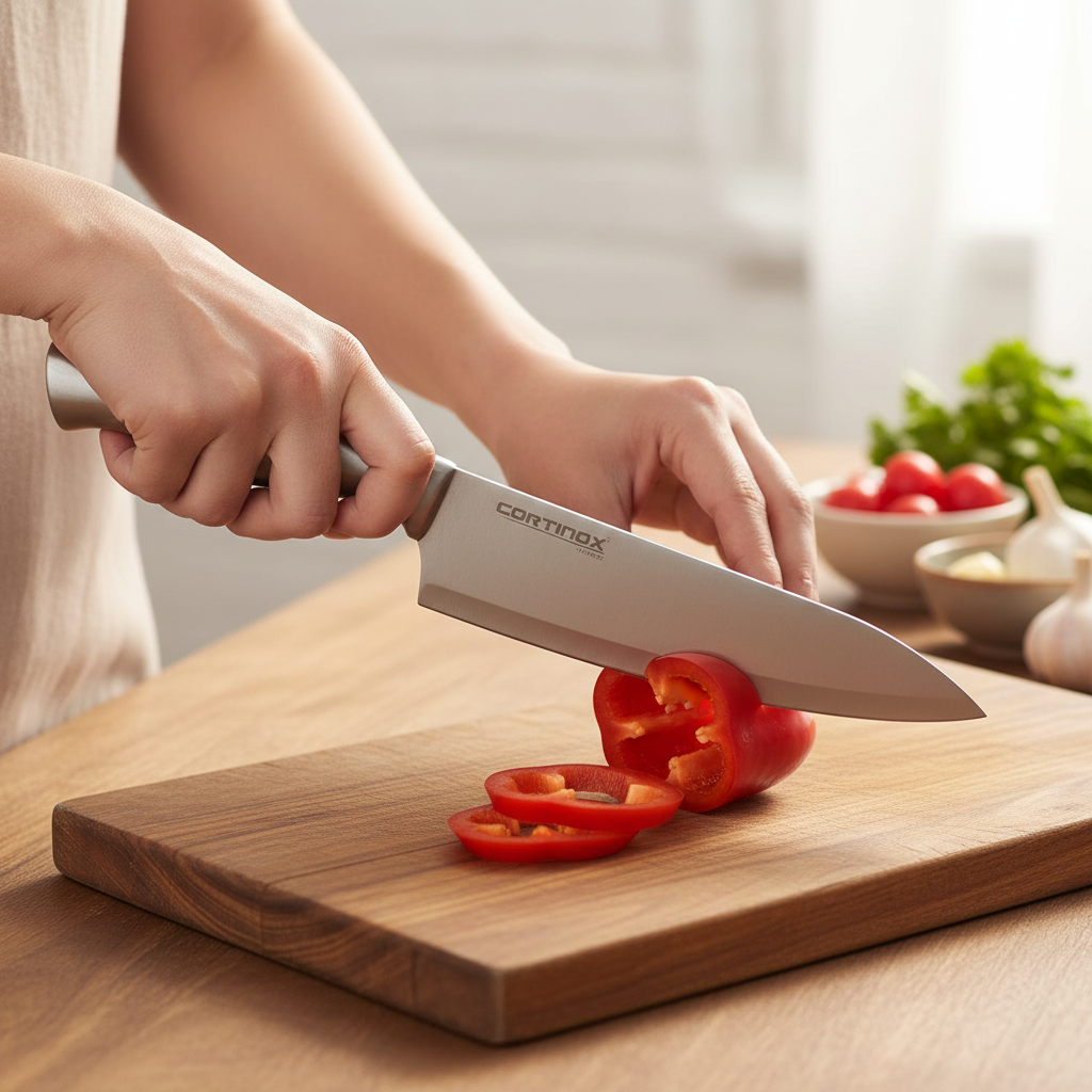 Faca Chef Shine 33 cm em Aço Inox - Imagem 2
