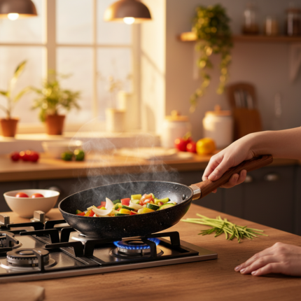 Frigideira Antiaderente Multifuncional Alumínio 28cm Alta Durabilidade Cozinha