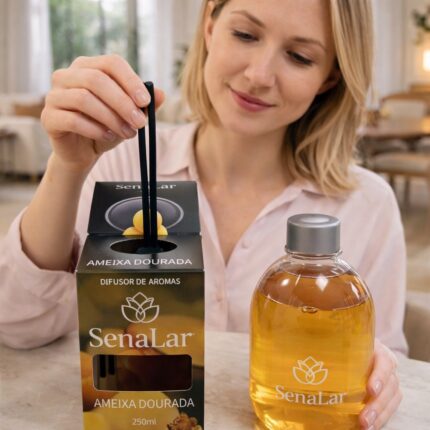 Difusor de aromas Ameixa dourada 250ml - Dourado