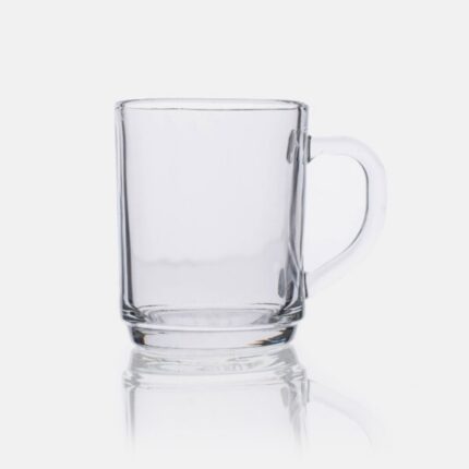 Conjunto 3 Canecas de Vidro Clear 250ml Lehavi Utilidades Domesticas Resistente e Elegante