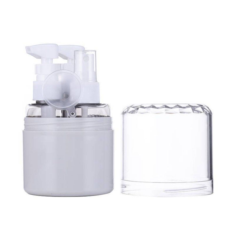 Kit 3 Frascos Spray Reutilizáveis para Viagem 100ml Transparente Portátil EVA Resistente - Imagem 15