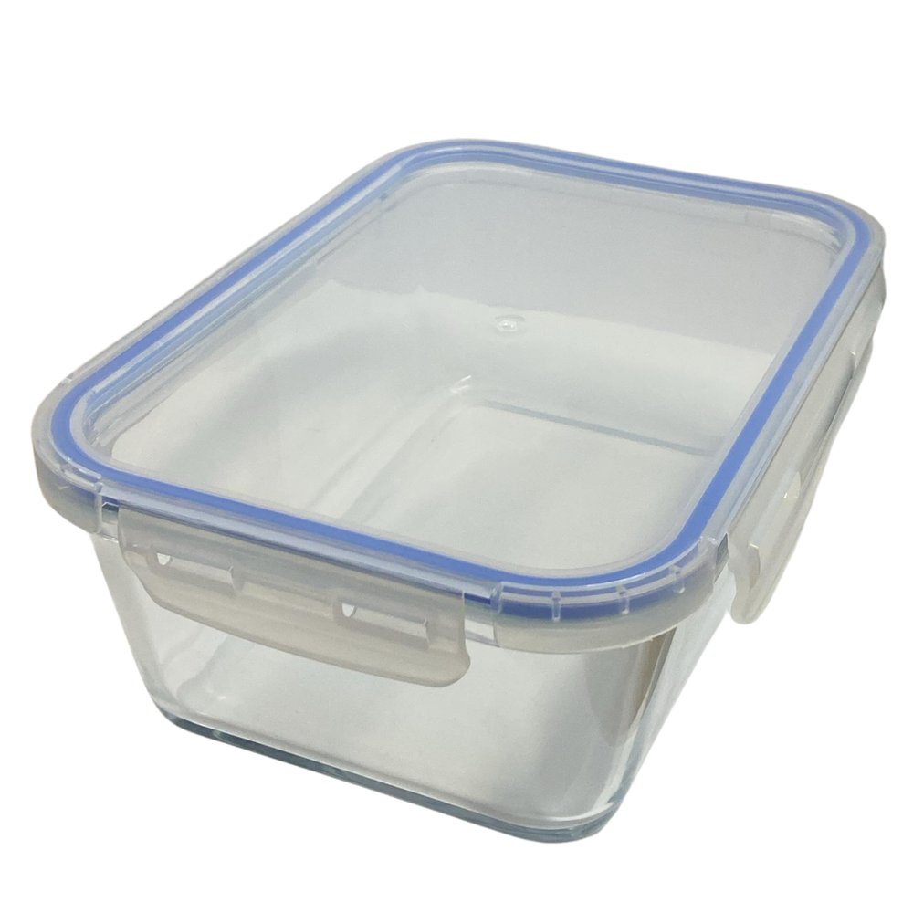 Pote Hermético de Borossilicato Retangular com Tampa 1500ml - Imagem 2