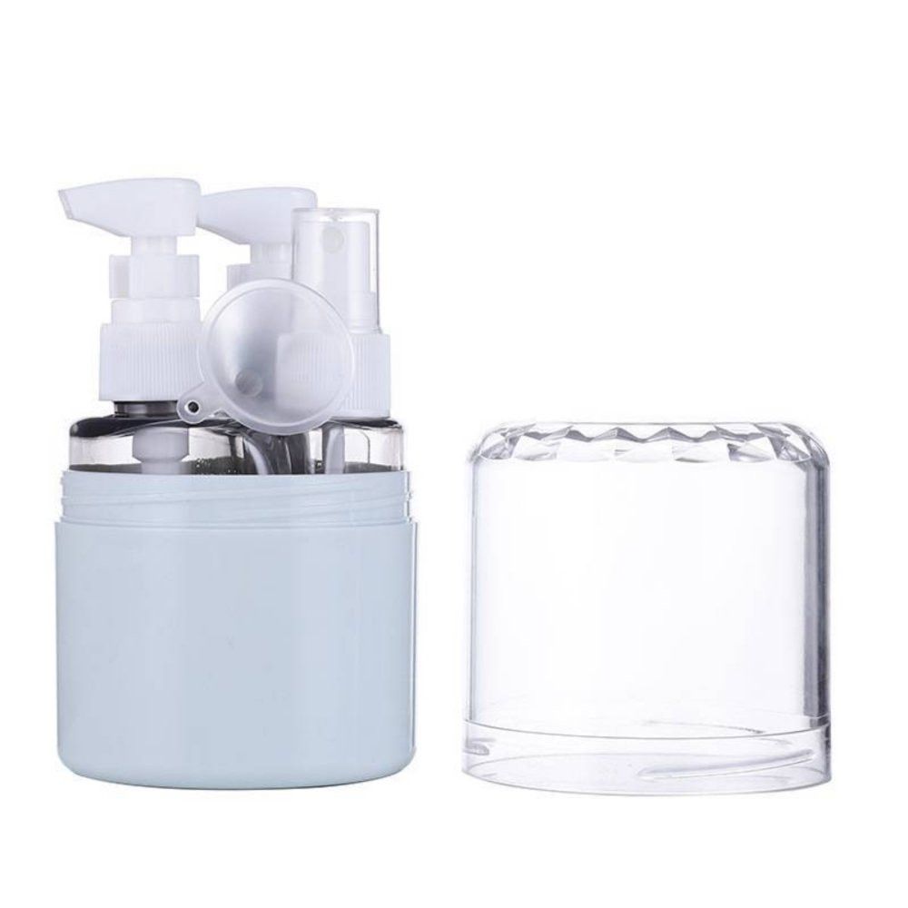 Kit 3 Frascos Spray Reutilizáveis para Viagem 100ml Transparente Portátil EVA Resistente - Imagem 10