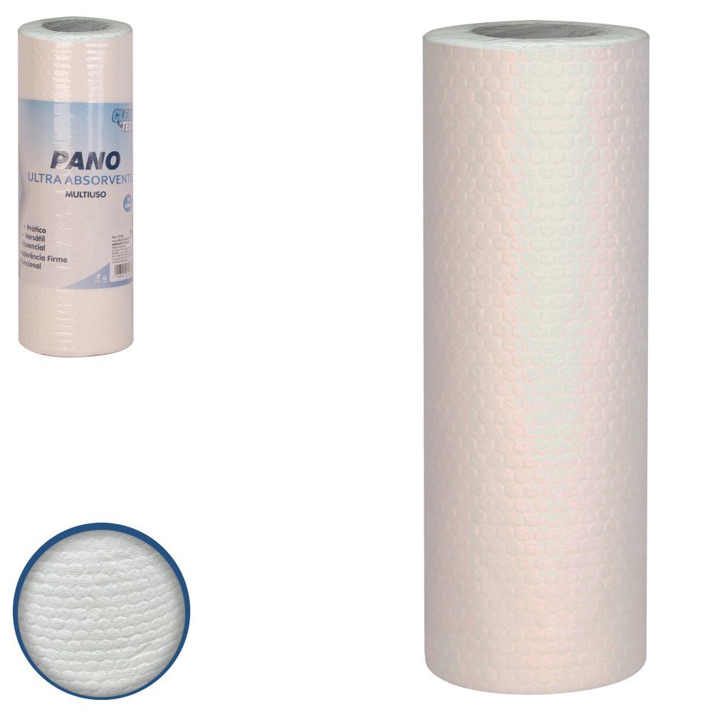 Rolo de Pano Ultra Absorvente Multiuso 50 Folhas Tamanho Grande Material Microfibra Limpeza Rápida - Imagem 8