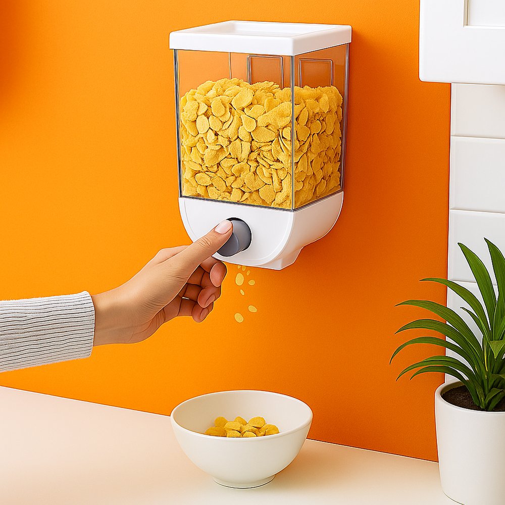 Organizador Dispenser Suspenso Multiuso 1000ml Transparente Para Banheiro Cozinha e Escritório - Imagem 3