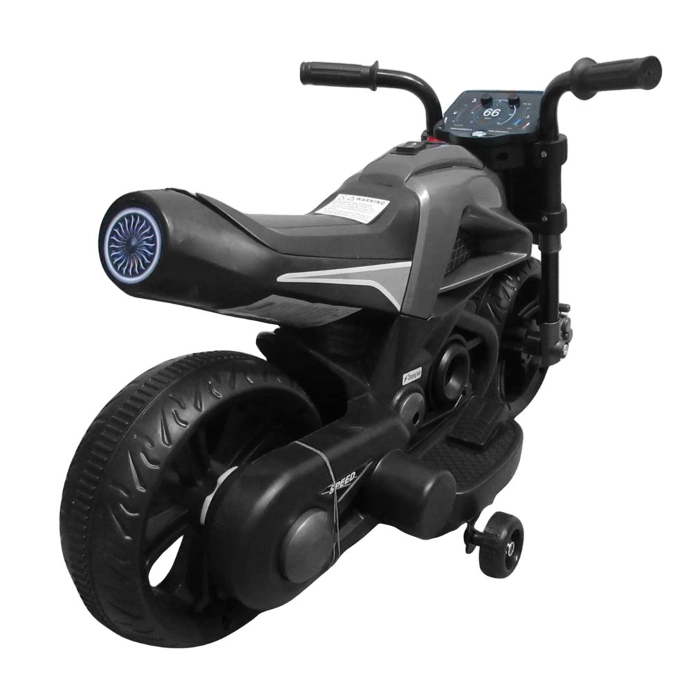 Moto Elétrica Infantil Dark Rider - Preta - Imagem 6