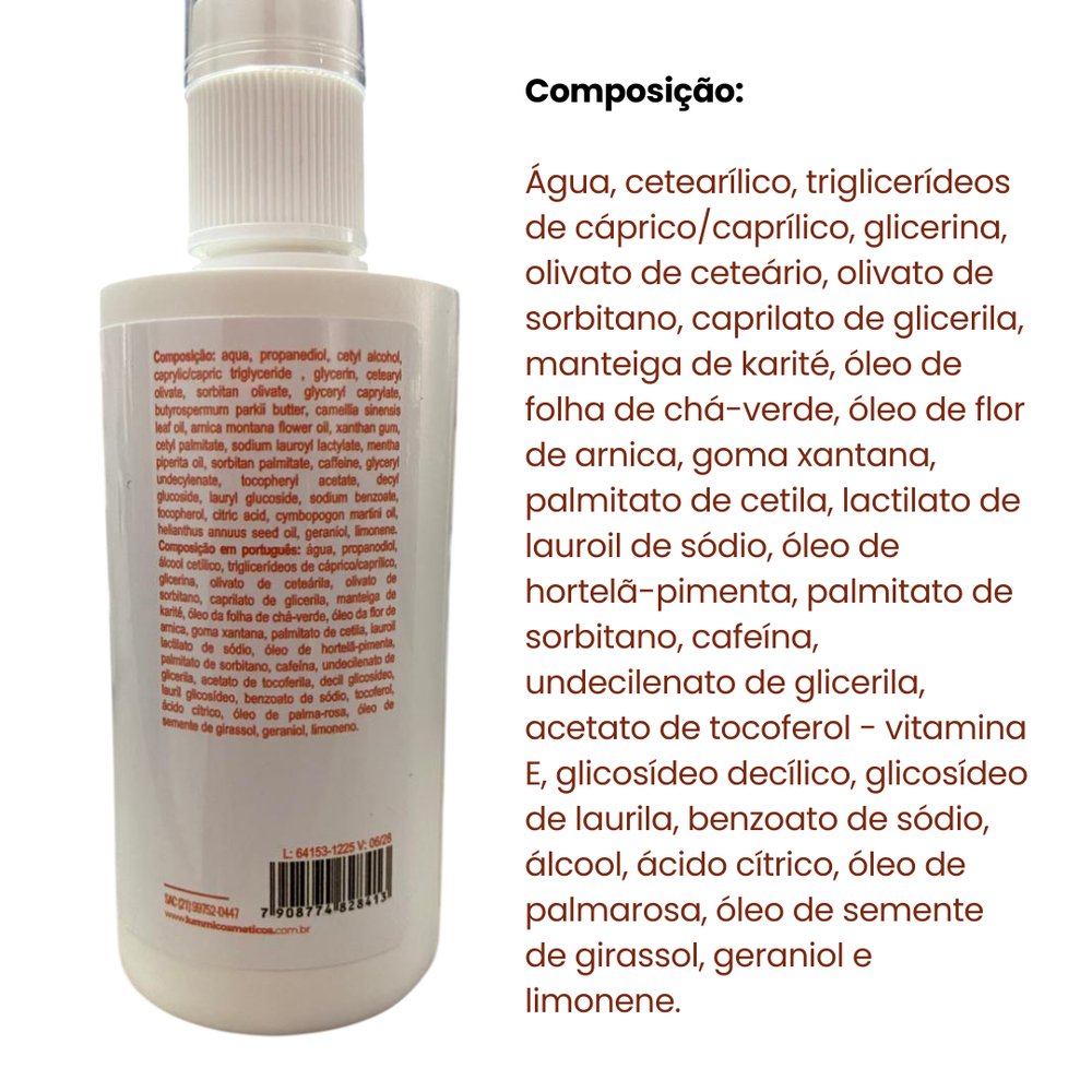Loção Anticelulite Celufree 100ml Gel Redutor de Medidas Anti Celulite Pele Firme - Imagem 2