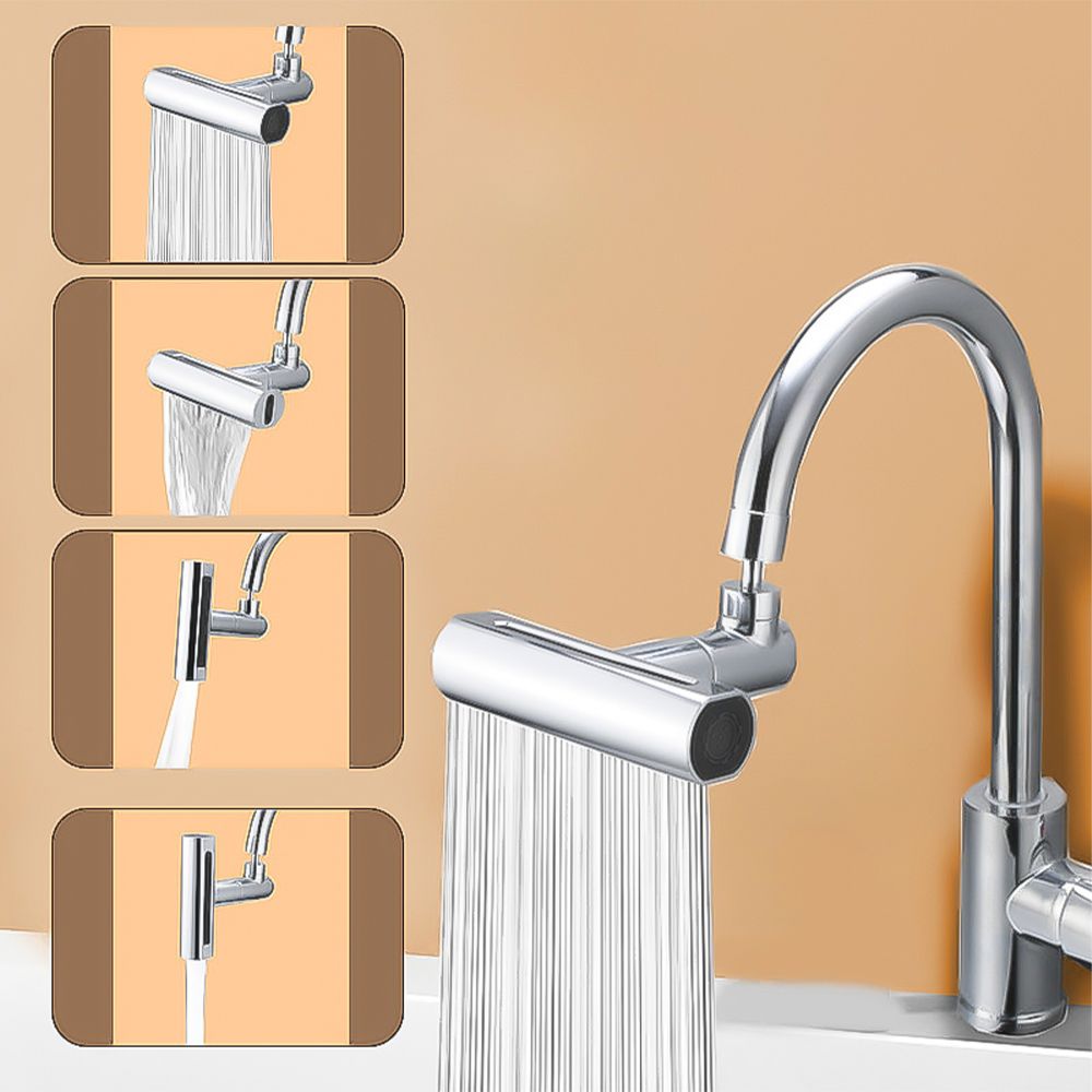Extensor Giratório para Torneira 360 Graus Ajustável Metal Cromado Econômico Água