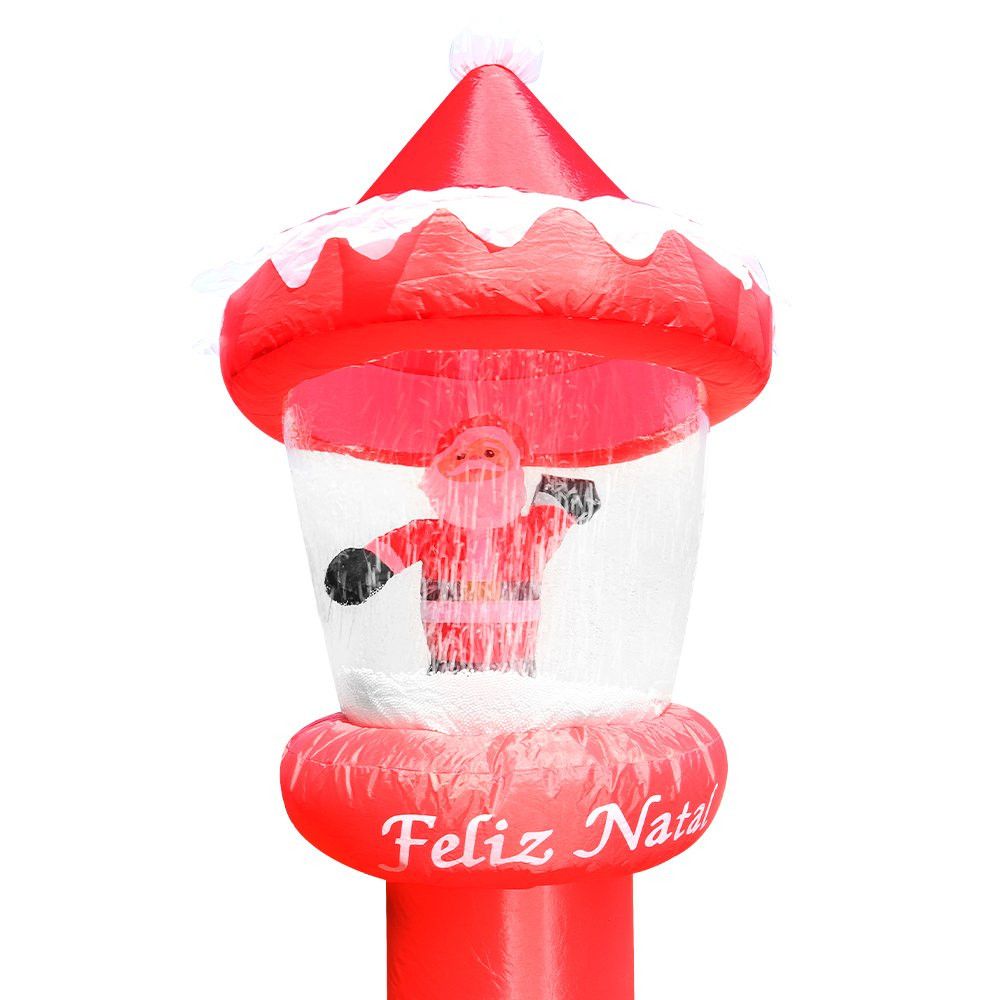 POSTE DECORAÇÃO FELIZ NATAL INFLAVEL - Imagem 5