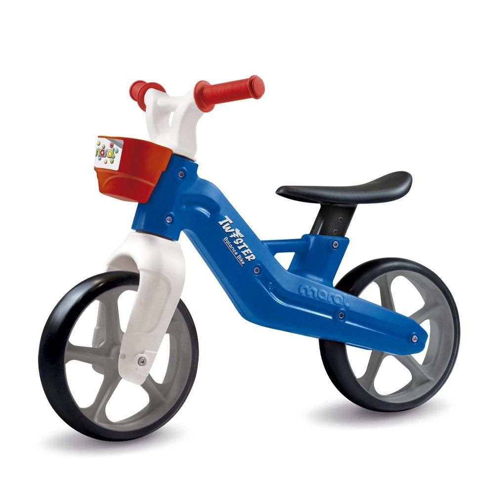 Bicicleta Infantil Sem Pedal Azul 12 Polegadas Aro Leve Ajustável para Crianças