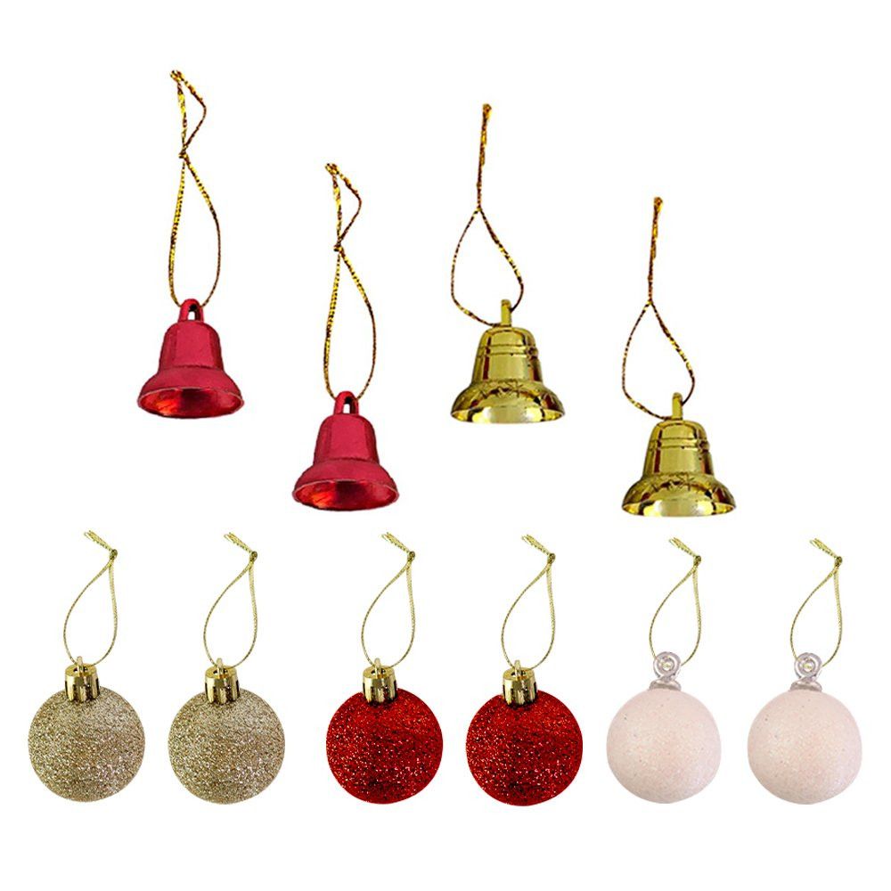 Kit Enfeites de Natal Completo 20 Itens Laço Papai Noel Presentes Decoração Natalina