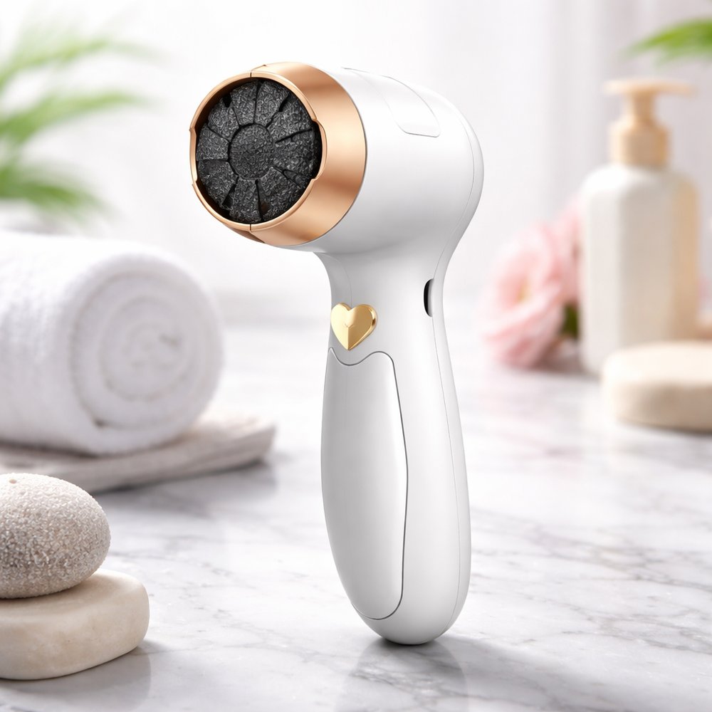 Esfoliador Elétrico Para Pés Portátil Recarregável 3 Modos de Velocidade Fácil Uso Ergonômico - Imagem 4