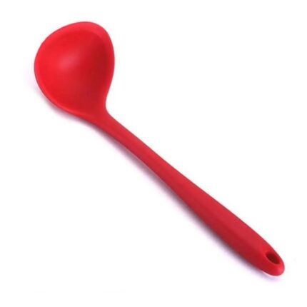 Concha de Silicone Vermelha Resistente Cozinha Utensílio Antiaderente 30cm