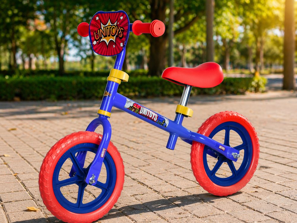 Bicicleta De Equilíbrio Infantil Sem Pedal - Azul - Imagem 2