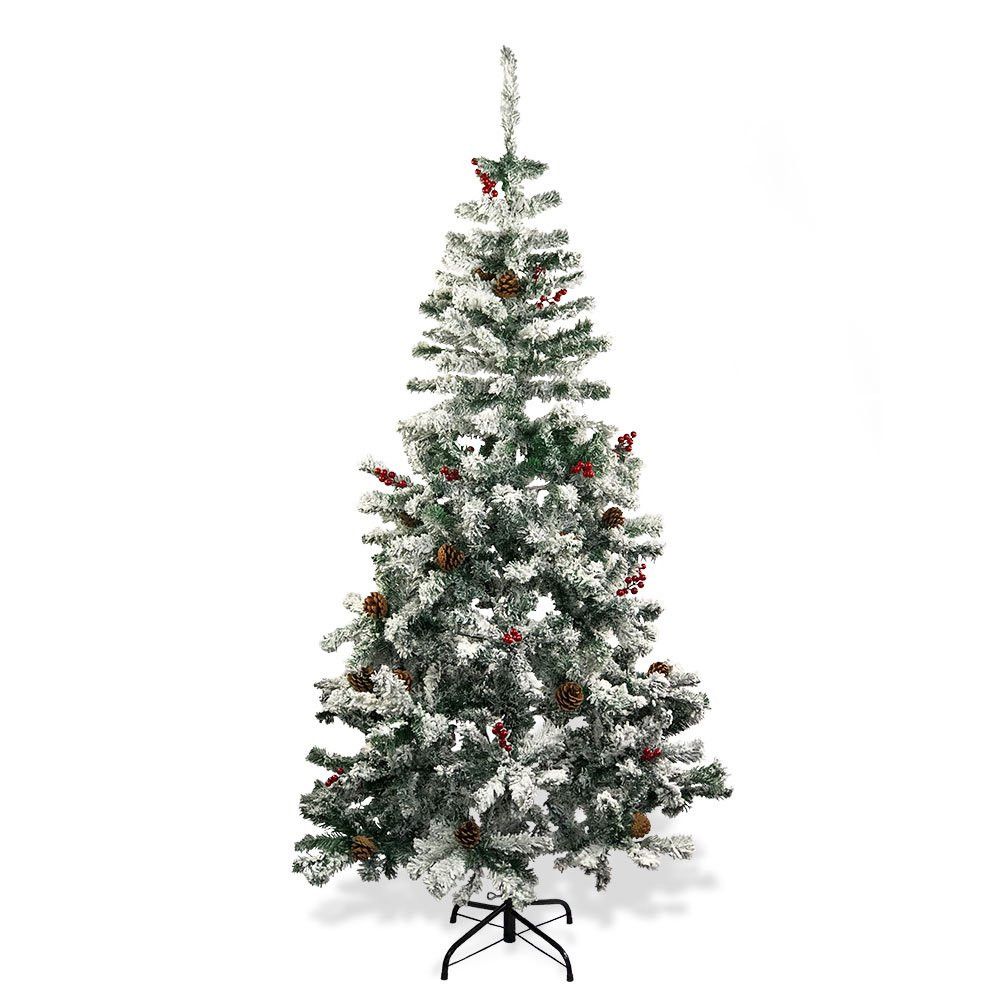 Árvore de Natal 1,80m Luxo Verde 611 Galhos Pinheiro Favorito Decorativa Natal - Imagem 2