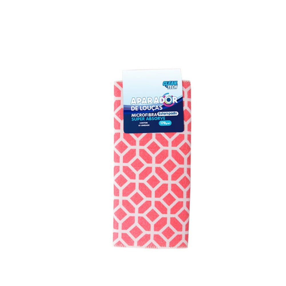 Aparador de Louças Microfibra Estampado 40x30cm Resistente Secagem Rápida Sortido