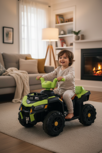 Quadriciclo Elétrico Infantil Adventure - Verde