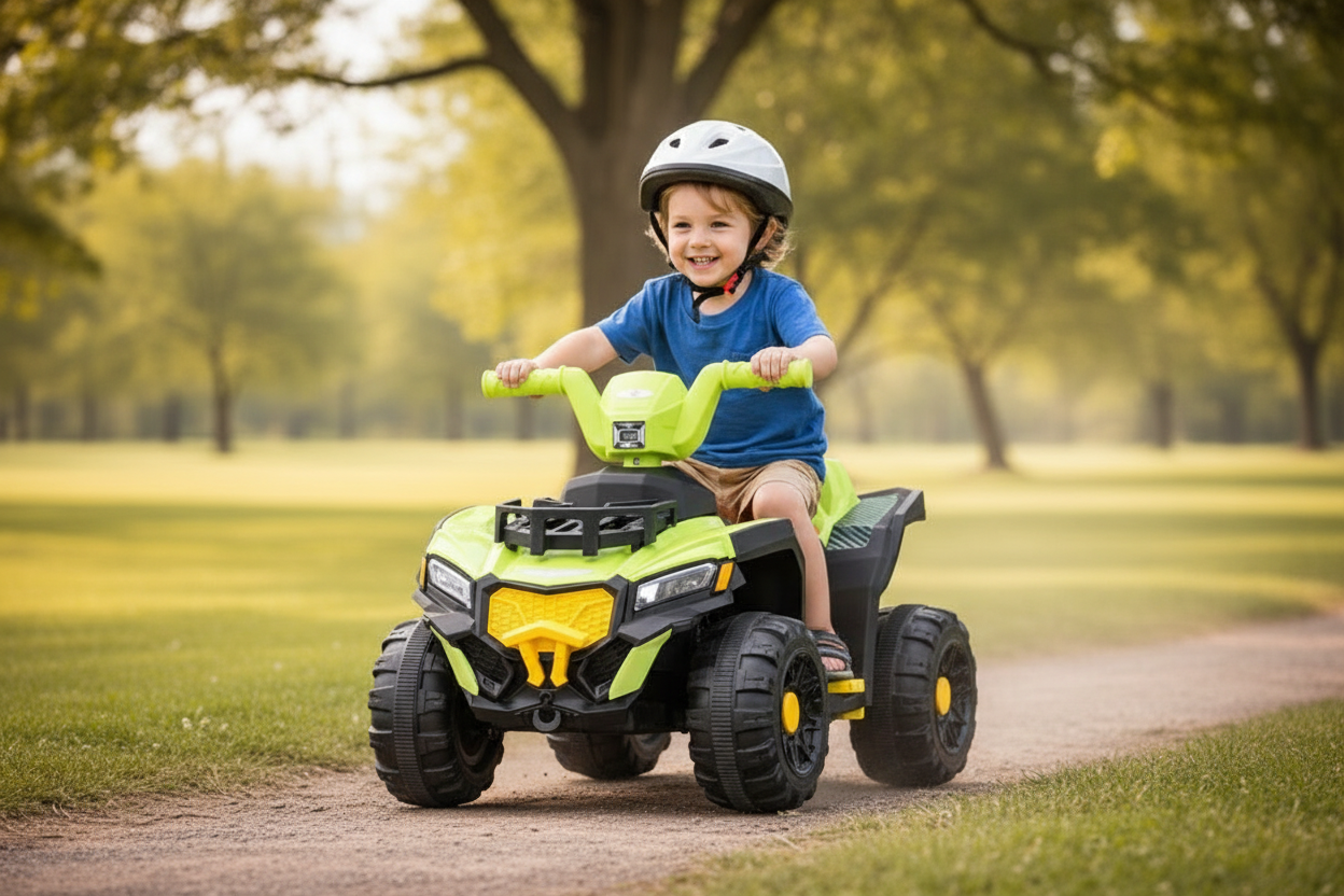 Quadriciclo Elétrico Infantil Adventure - Verde - Imagem 2