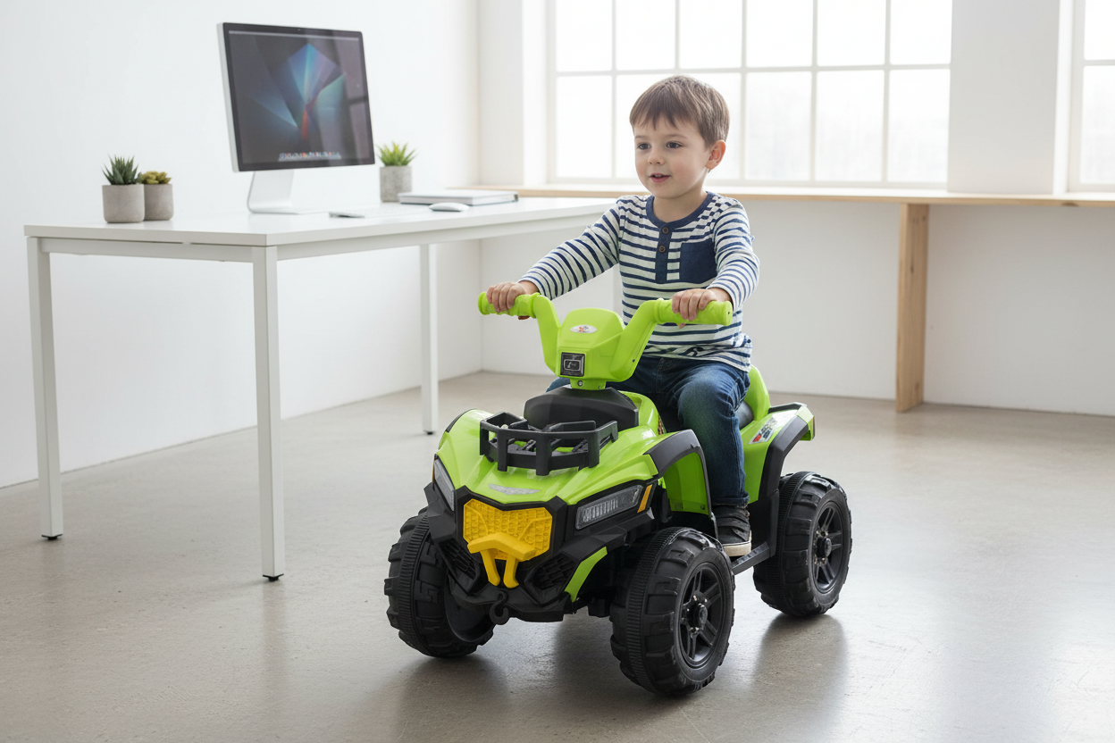 Quadriciclo Elétrico Infantil Adventure - Verde - Imagem 5