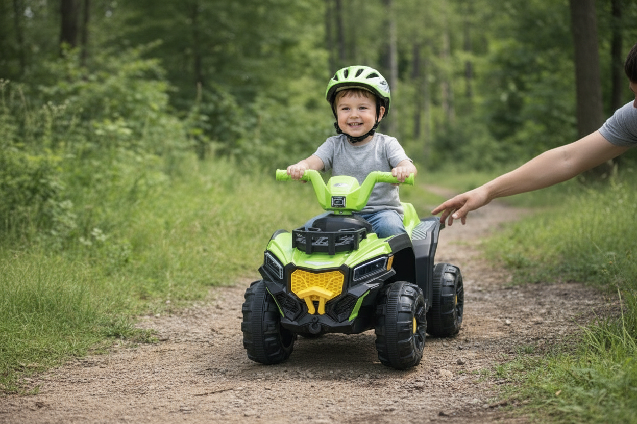 Quadriciclo Elétrico Infantil Adventure - Verde - Imagem 7