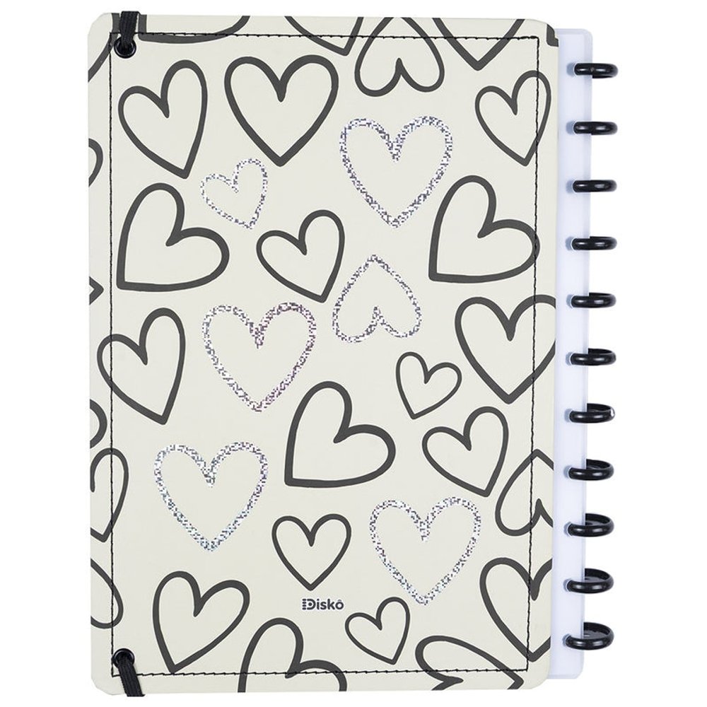 Caderno Loves Disco Reposicionável Capa Dura Médio M Disko - Imagem 2