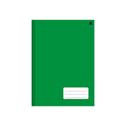 Caderno Pequeno Costurado Capa Dura Verde 96 Folhas 14x21cm Escritório Estudo Escola