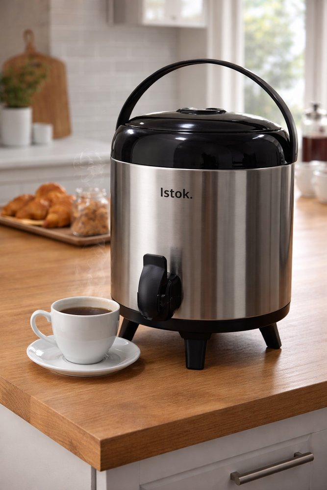 Botijão Térmico 5,5 Litros - Inox - Imagem 2