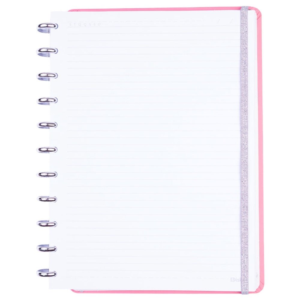 Caderno Listral Rosa Capa Dura Disco Reposicionável Grande G Disko - Imagem 3