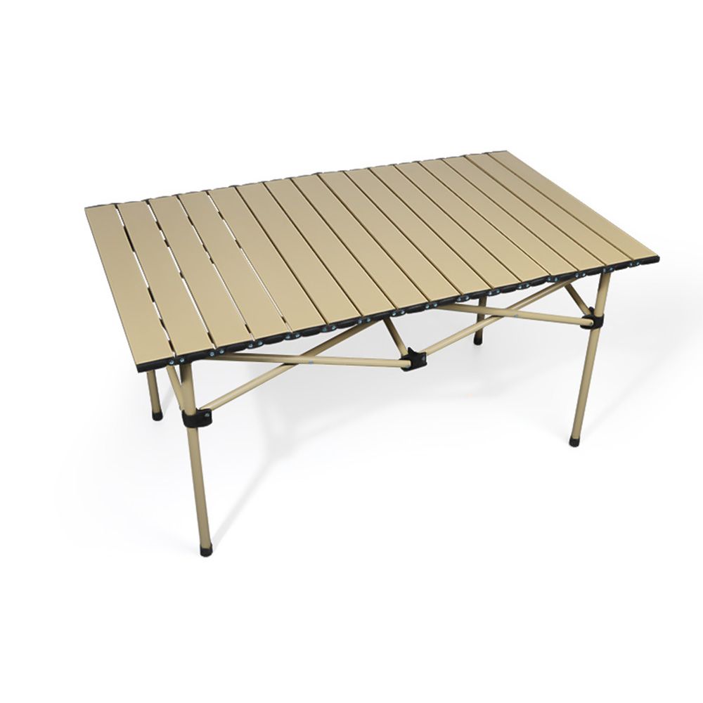 Mesa Camping Dobrável Portátil Sortido 60x40cm Aluminio Leve Compacta para Externo - Imagem 2