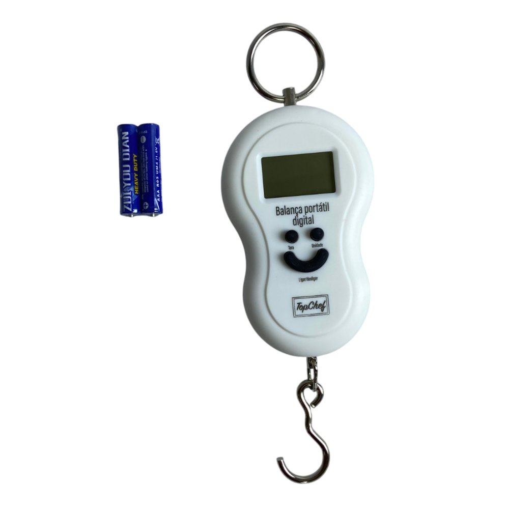 Balança Digital com Gancho 50kg Sortido Alta Precisão Portátil Indicador Peso Resistente - Imagem 2