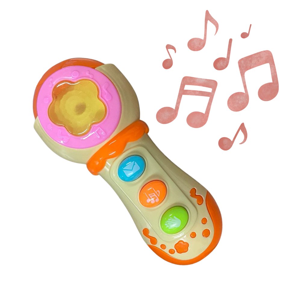 Brinquedo Mini Microfone Musical Infantil - Imagem 2