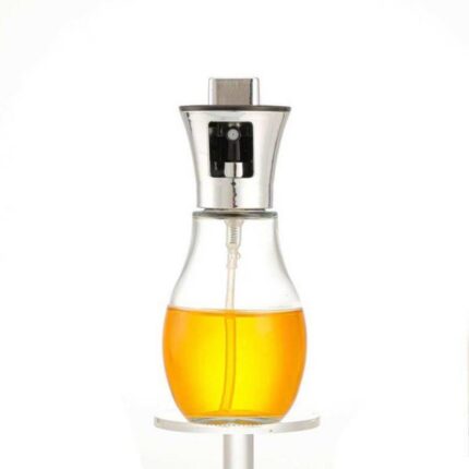 Galheteiro Vidro Spray 200ml Transparente Porta Temperos Cozinha Borrifador