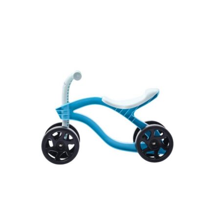 Bicicleta de Equilíbrio Infantil Futurista Sem Pedal 4 Rodas Azul para Crianças 2 a 5 Anos