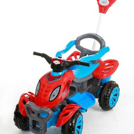 Quadriciclo Infantil Spider Spyder 6V Bateria Recarregável 2 Modos Velocidade Azul Menino