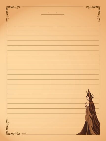 Caderno Capa Dura Vilões da Disney 160 Folhas Papel Cartonado Sortido Escolar