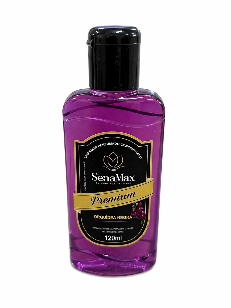 Limpador Perfumado Aroma Intenso orquídea negra Premium 120ml - Imagem 2
