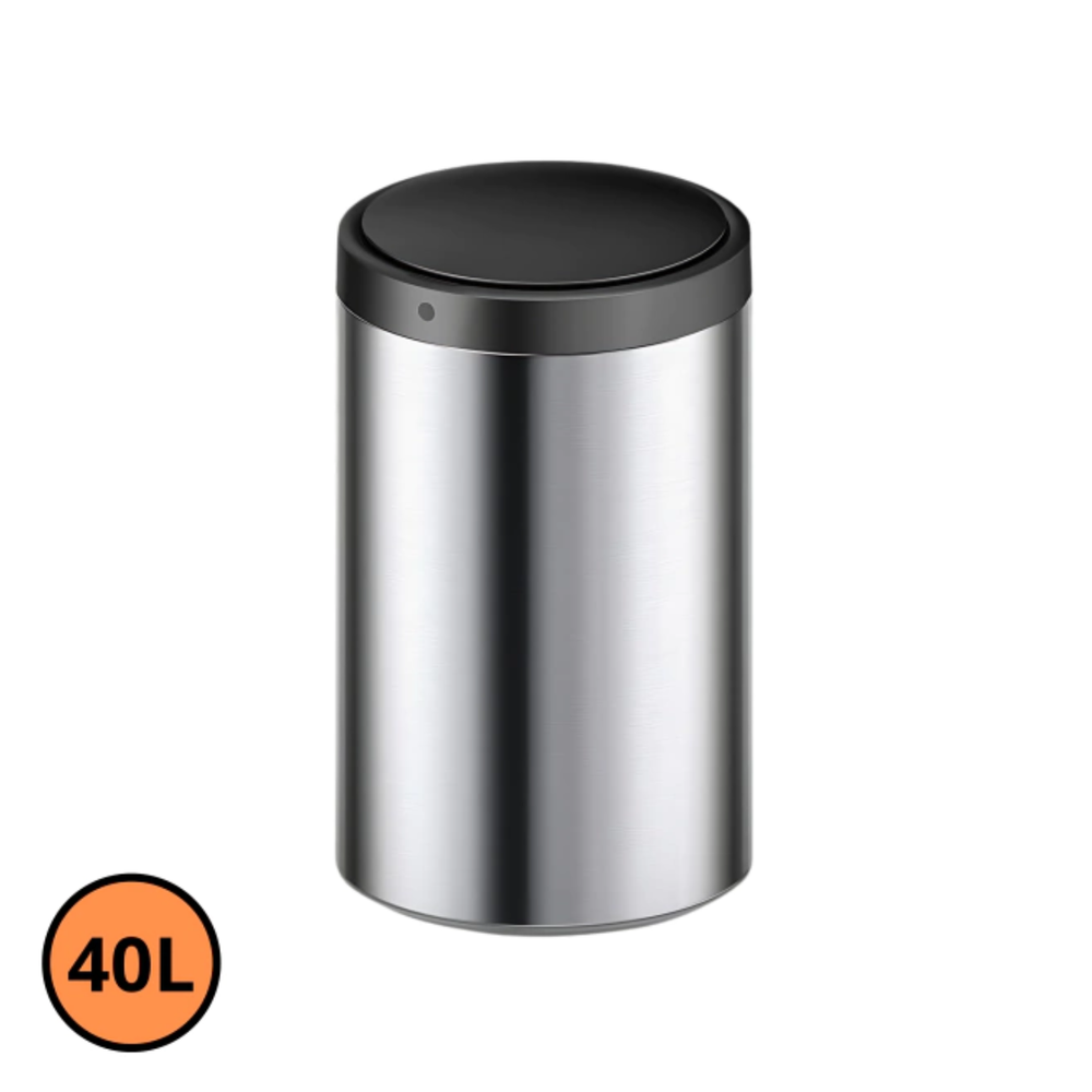 Lixeira Automática Redonda 40L em Aço Inox com Sensor de Movimento para Cozinha - Imagem 4