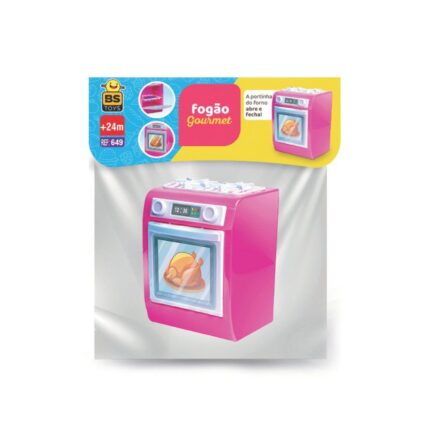 Brinquedo Infantil Fogão Gourmet Sortido com Utensílios Cozinha Colorido Plástico Seguro Educativo