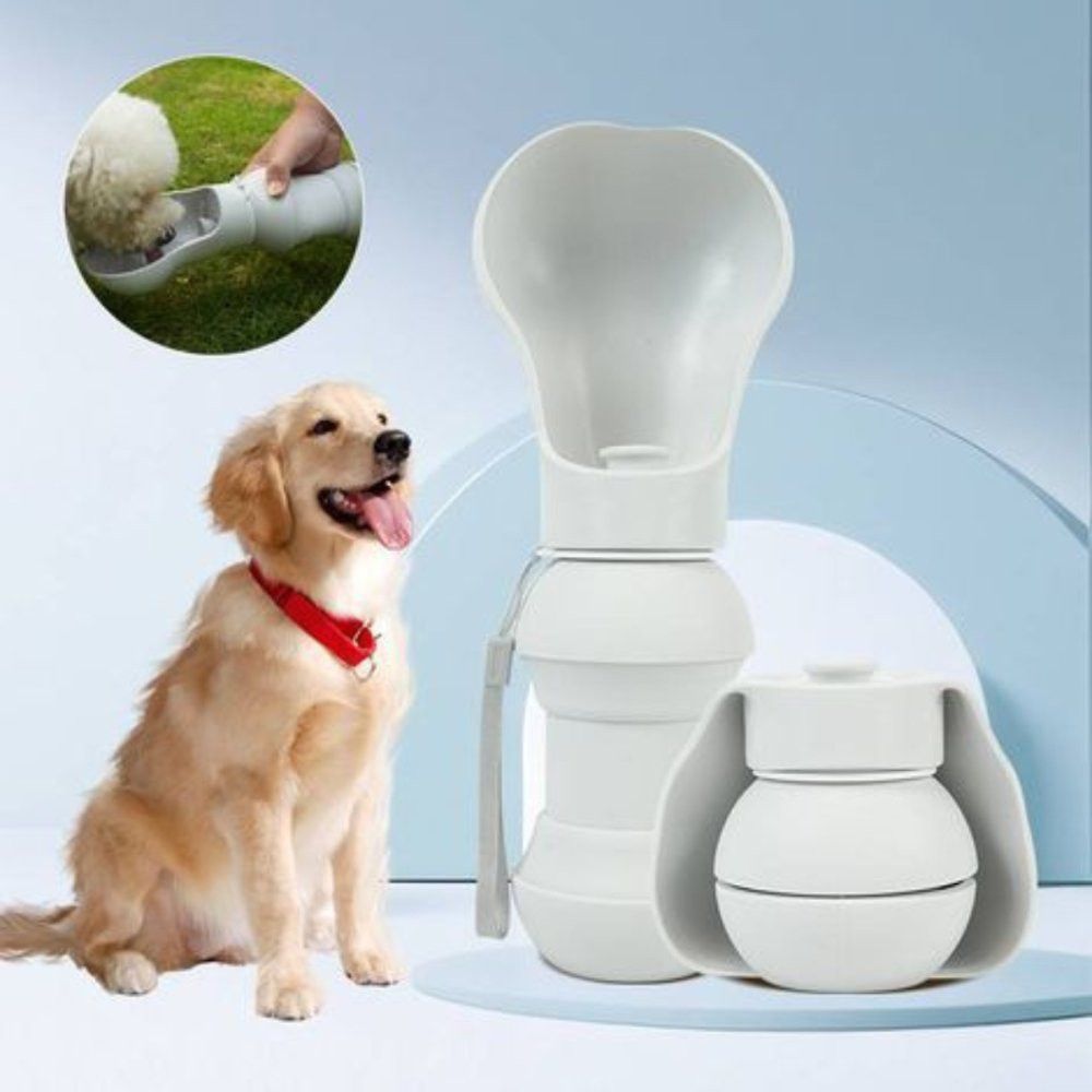 Bebedouro Portátil Para Pets Silicone - Imagem 4