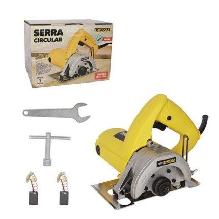 Serra Circular 127V 1100W Profissional com Disco 7 Polegadas Corte Madeira Metais