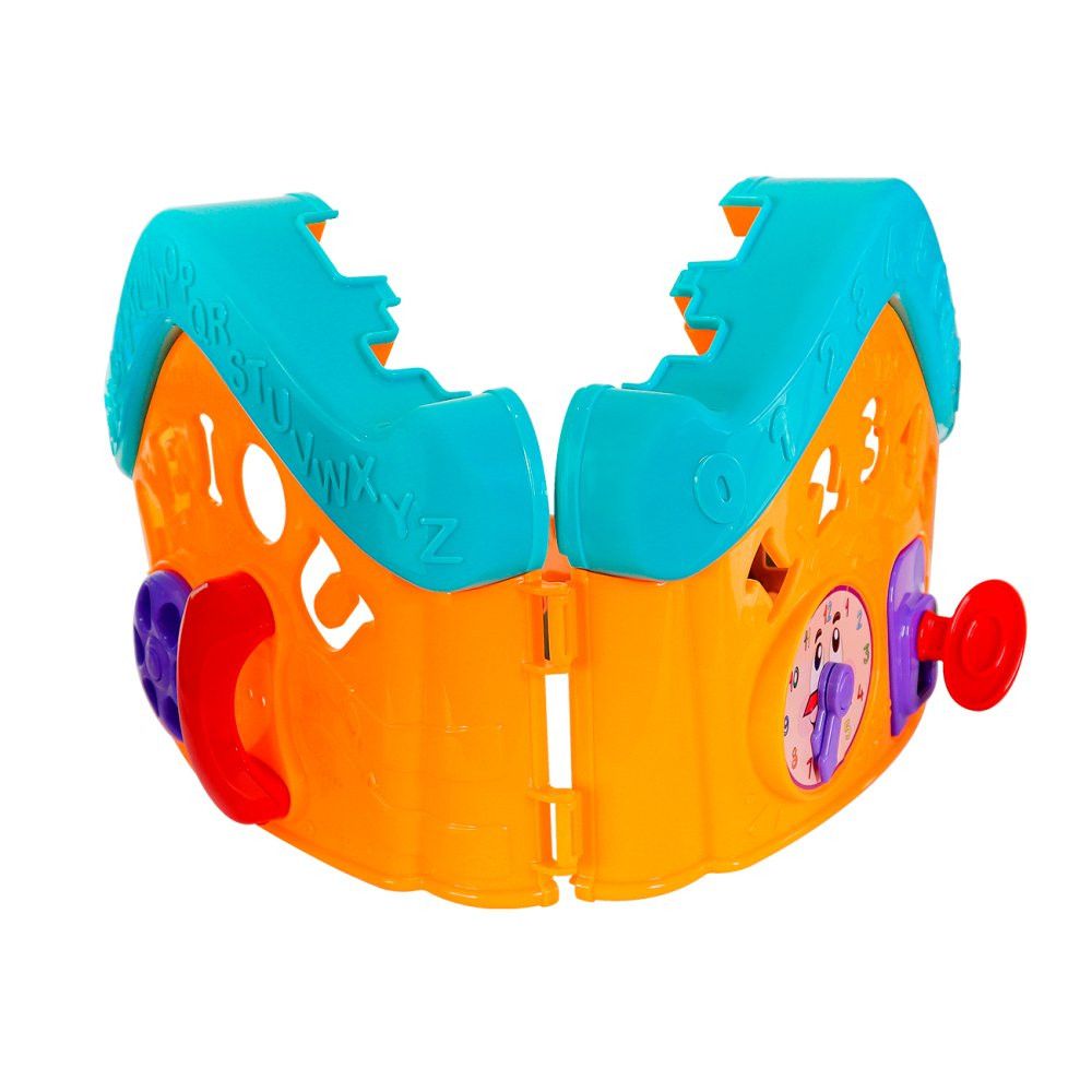 Casinha Interativa Infantil com Letras e Números Brinquedo Educativo Multicolorido - Imagem 2