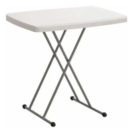 Mesa Robust Dobrável Multiuso 80CM Branco MDF Reforçada Compacta para Casa e Escritório