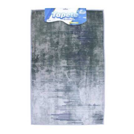 Tapete Retangular Premium 80x50cm Sortido Antiderrapante Lavável para Sala Quarto