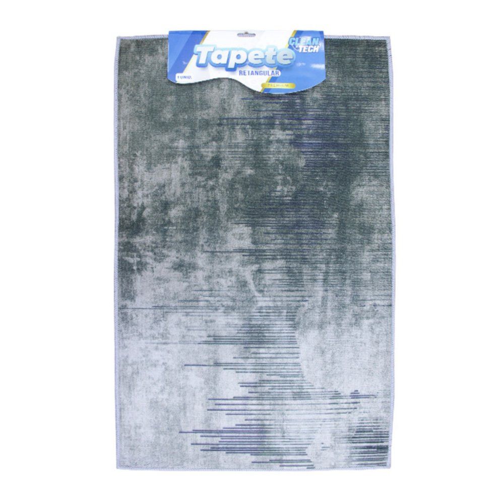 Tapete Retangular Premium 80x50cm Sortido Antiderrapante Lavável para Sala Quarto